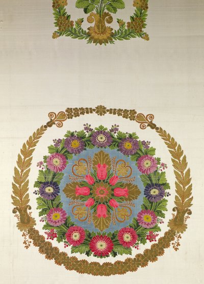 Couvre-siège par Bissardon, Cousin et Bony, Lyon, 1811 - French School